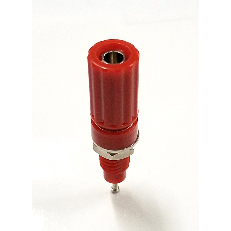 T-3025-R, Sato Parts Red Female Banana & Wire Binding Post