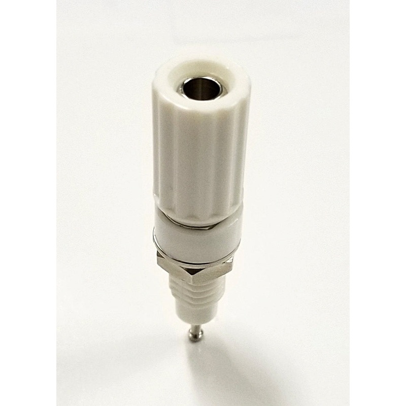 T-3025-W, Sato Parts White Female Banana & Wire Binding Post