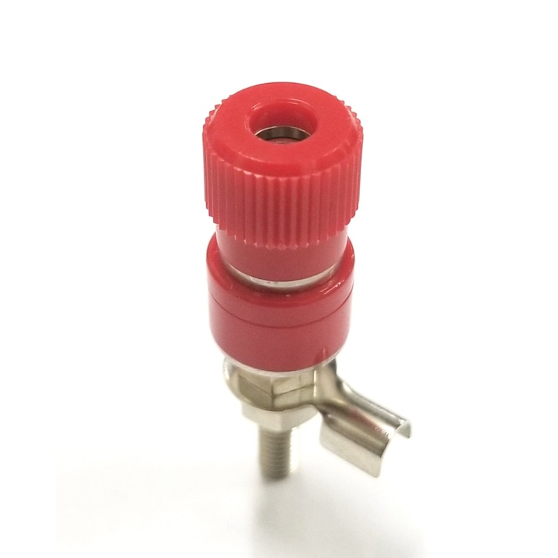 T-375-12-R, Sato Parts Red Female Banana Binding Post