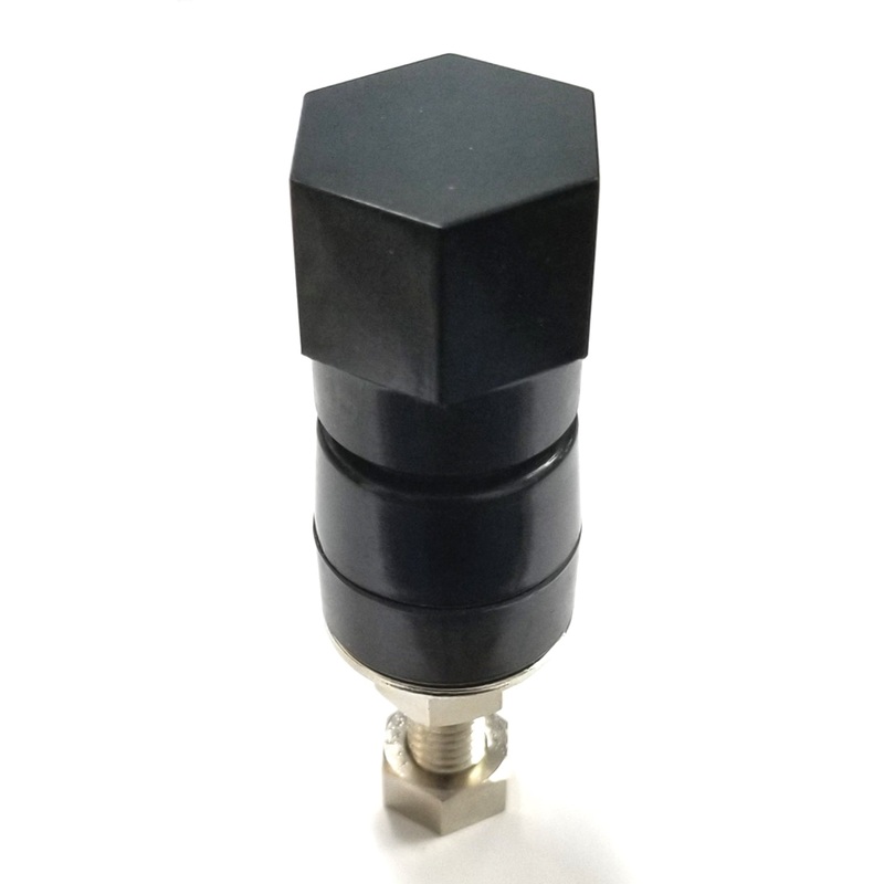T-9-B, Sato Parts 25.0mm Diameter Extra Large Black Binding Post ~ 50 Amp