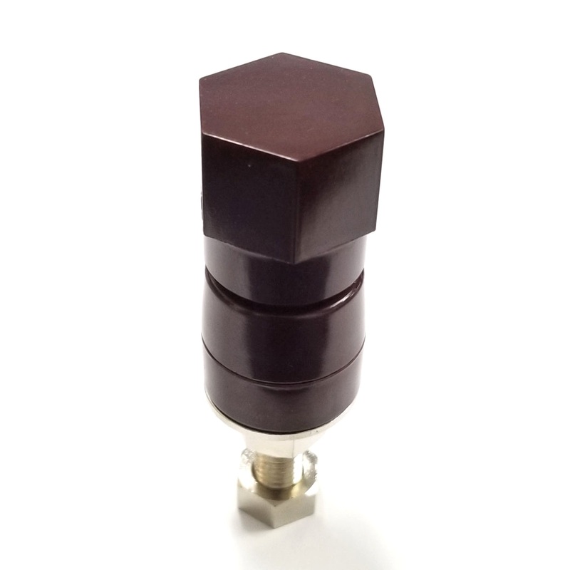 T-9-R, Sato Parts 25.0mm Diameter Extra Large Red Binding Post ~ 50 Amp