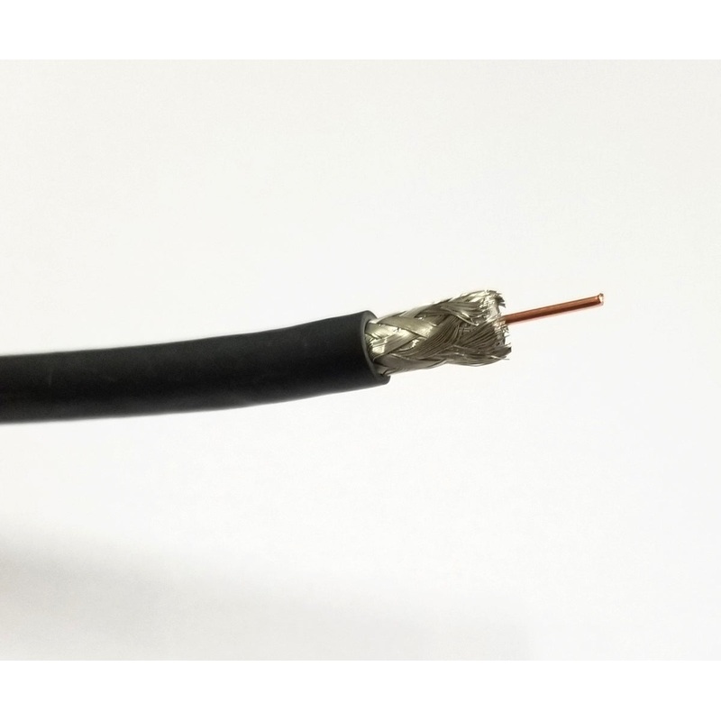 25′ Belden 1694A RG-6/U Type Low Loss Serial Digital Coax Cable, 25 Foot Black