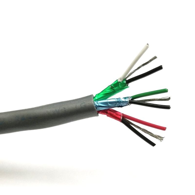 25′ Belden 8777 3 Pair 22 Gauge, Individually Shielded Paired Cable ~ 25 Feet
