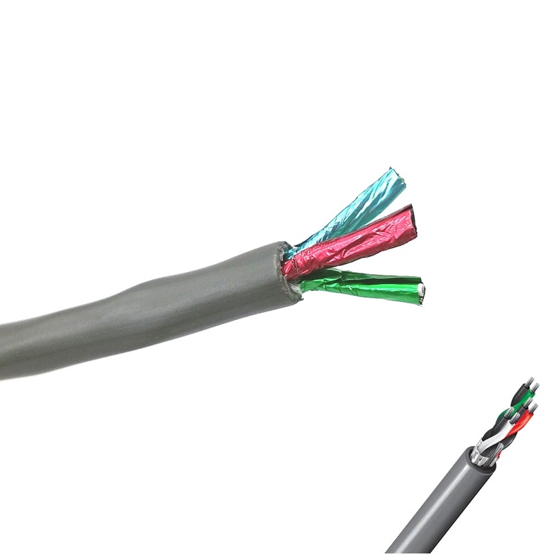 10′ Belden 9730 3 Pair 24 Gauge Individually Shielded Paired Cable ~ 3pr 24AWG