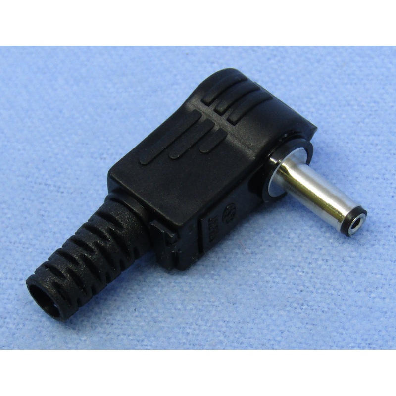 2049, Philmore 1.3mm I.D. x 3.5mm O.D. Right Angle Coaxial Power Plug