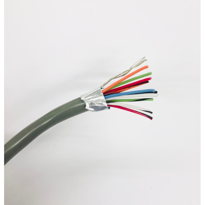6′ Carol C0765.41 10 Conductor 22 Gauge shielded Cable Type CM ~ 10C 22AWG