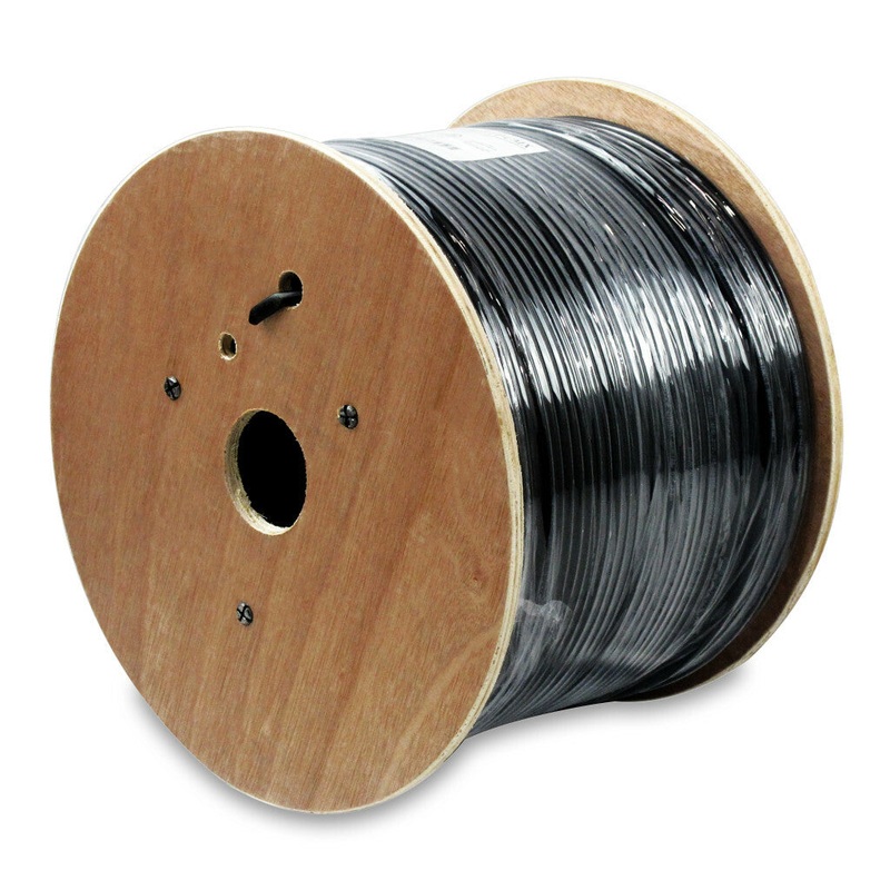 6EOSPBK2N, Wavenet BLACK CAT 6 600MHz UTP Waterblock Direct Burial Cable 1000 FT