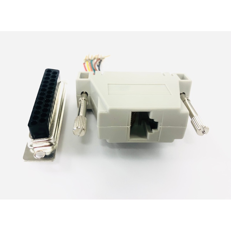 AD-25MT8-G1 DB25 Male to RJ45 , 25pin male D-Sub Adapter Kit