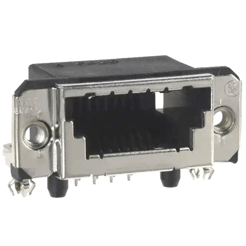 AMP # 5-943036-3, 8 Position SDL Female Right Angle Socket Module