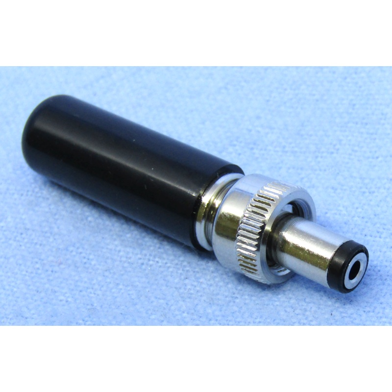 Philmore # 2160, 2.1mm I.D. x 5.5mm O.D. Coaxial Power Plug with Locking Ring