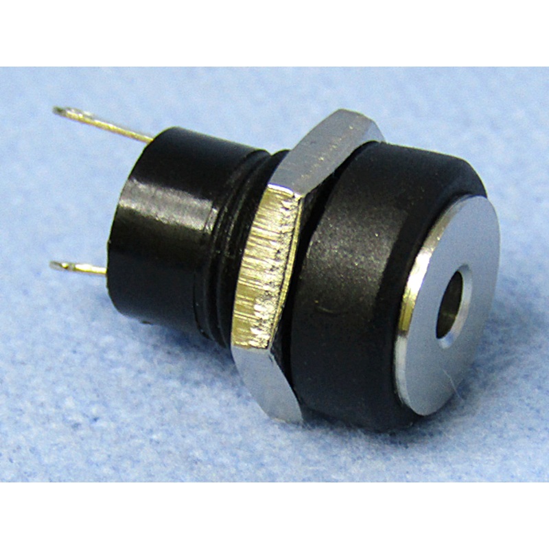 Philmore # 335, 0.7mm I.D. x 2.35mm O.D. Panel Mount Coaxial Power Jack
