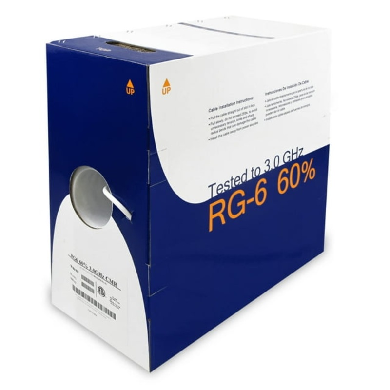 RG6OSPBK2, Wavenet 1K box of OUTDOOR RG6 Black