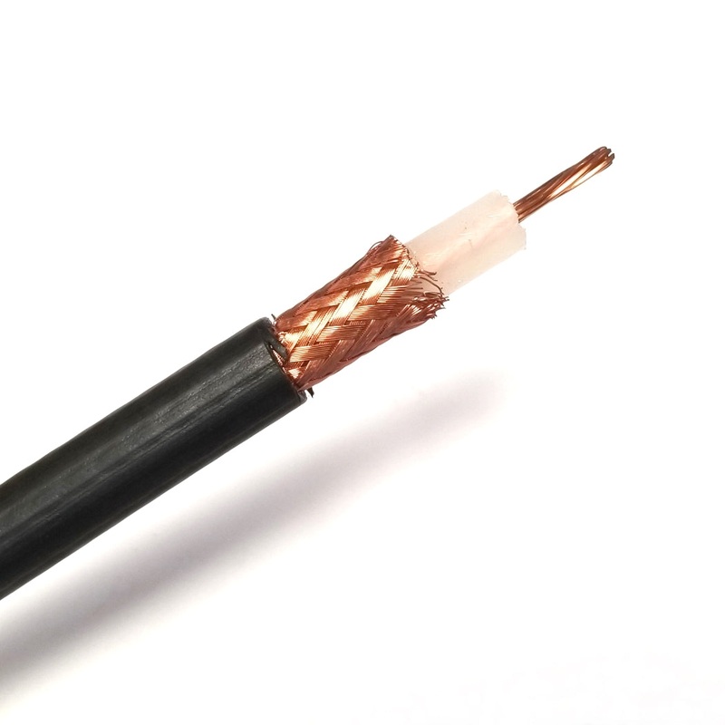 10′ Saxton M17/163-0001 RG8, MIL SPEC 50 Ohm Coax Cable ~ MIL-C-17 OLWG7 10FT