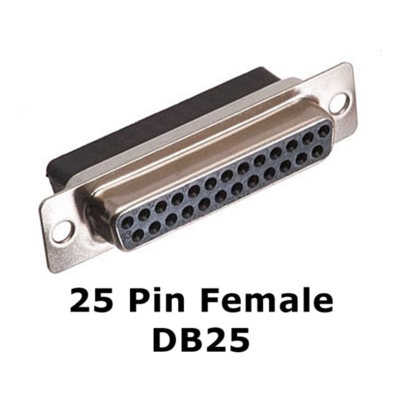 AD-25FT8-G1 DB25 Female to RJ45 Female, 25pin D-Sub Adapter Kit