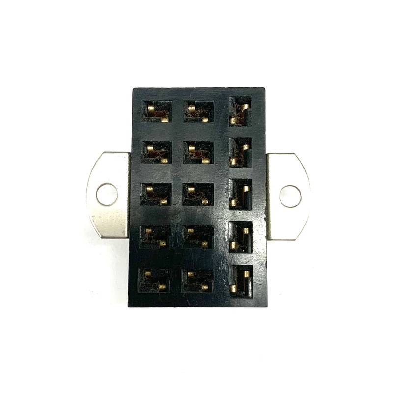 Beau S-3315-AB-G, 15 Pin Female Angle Bracket Connector ~ Gold Plated Pins