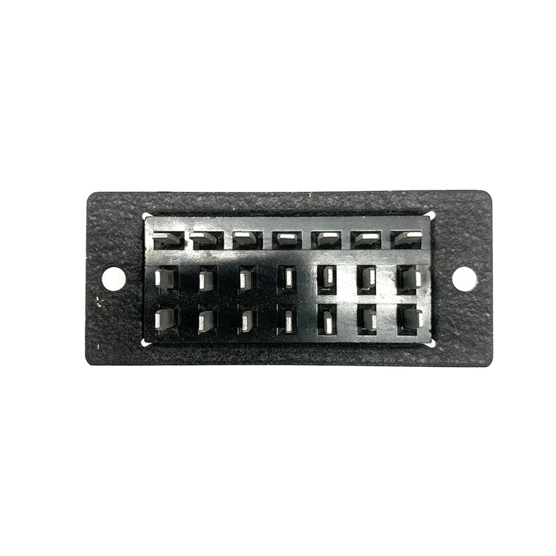 Beau S-3321-SB, 21 Pin Male Shallow Bracket Panel Connector ~ 10A @ 250V AC