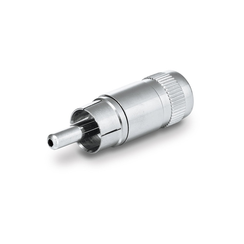 CN-7017-P,  Sato Parts 2-Conductor Male RCA Phono Plug