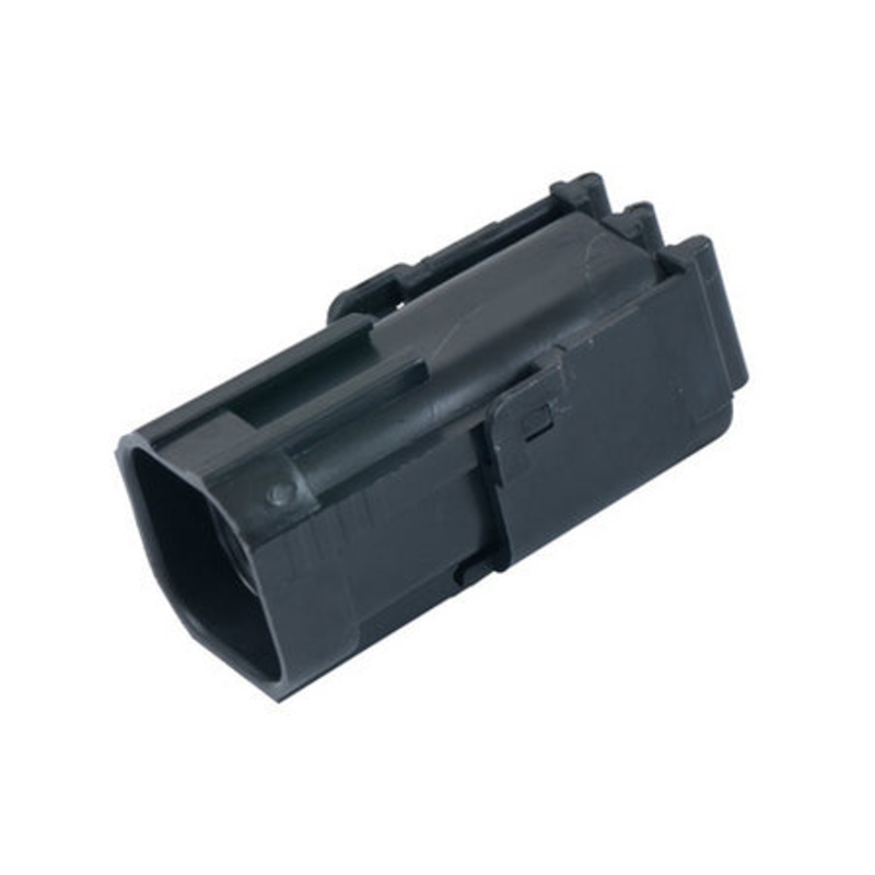 Noble # 8330, 4 Position Weather Pack Male Square (Shroud) Housing
