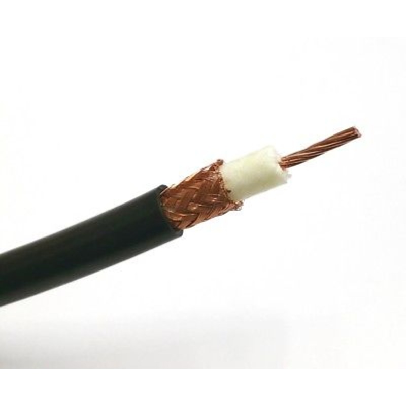 25′ S.I.W. RG8/U-85-FOAM RG-8/U, 50 Ohm Coax Cable, 25 Foot Length RG8