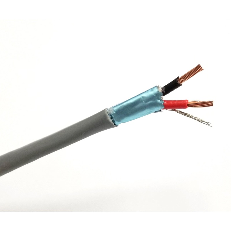 25′ Wavenet PW162SMGY4 2 Conductor 16 Gauge Shielded Cable ~ 2C 16AWG S1602