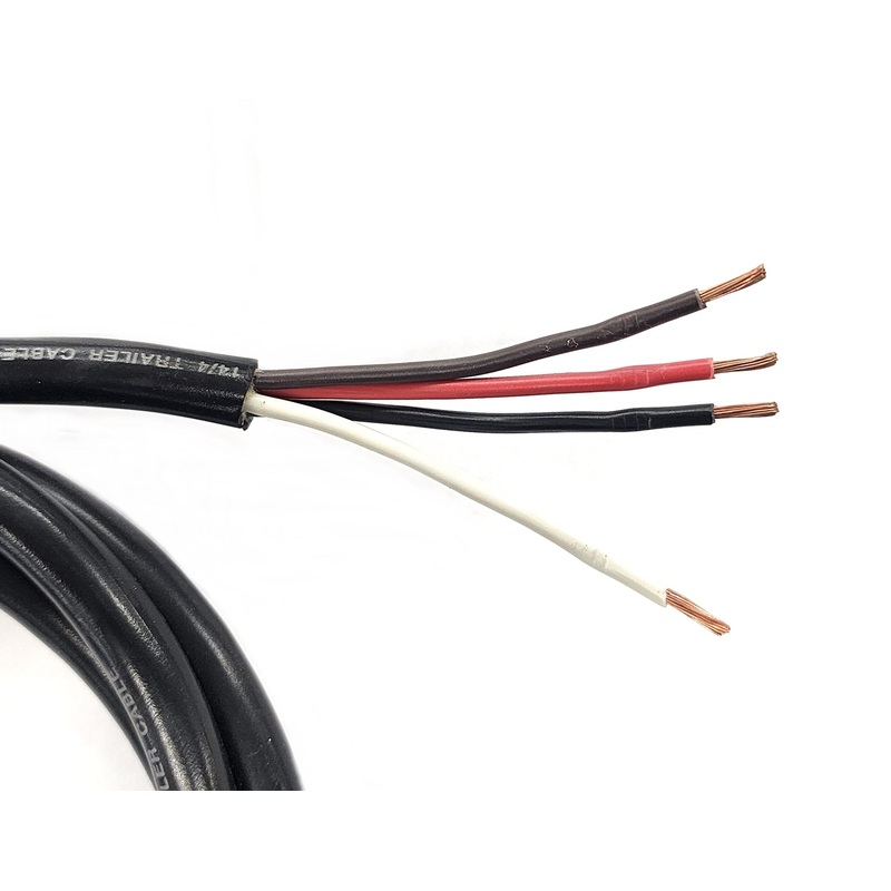 25FT 4 Conductor 14 Gauge 50V Trailer Cable ~ 4C 14AWG