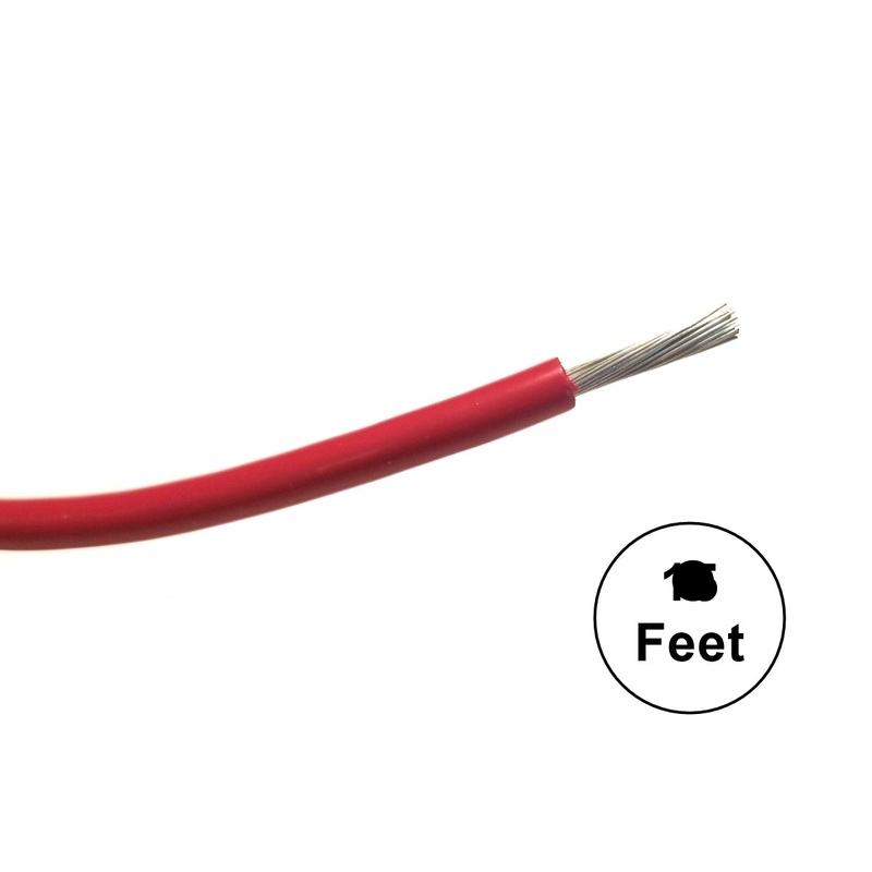 A12-02-15 15FT 12AWG RED Stranded Automotive Hook Up 50V Wire ~ 80C J1128
