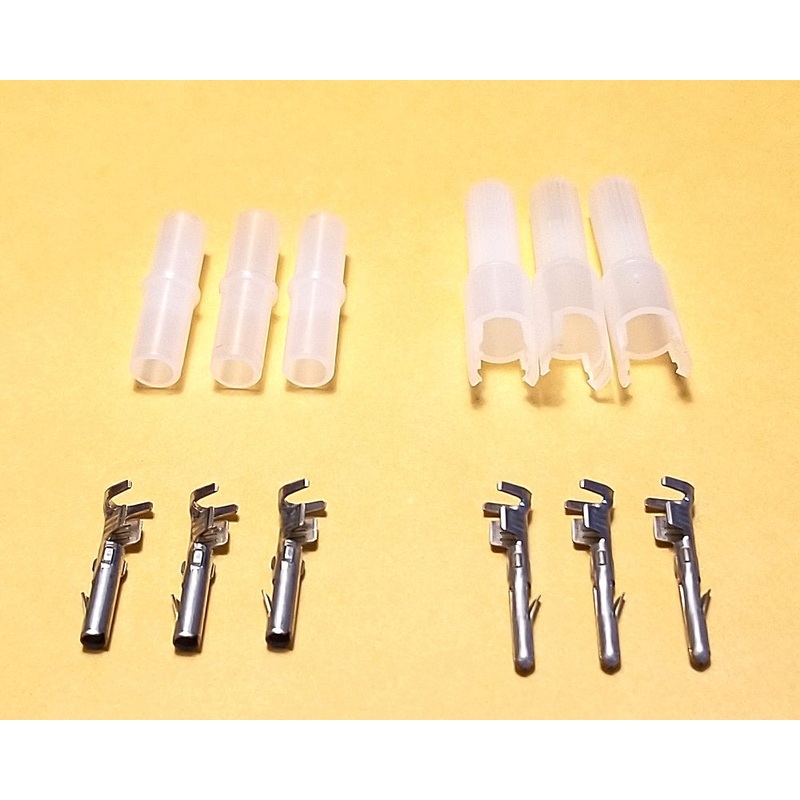 Amp 617-1, 1 Circuit Commercial MATE-N-LOK Connectors ~ Male & Female w/ Pins