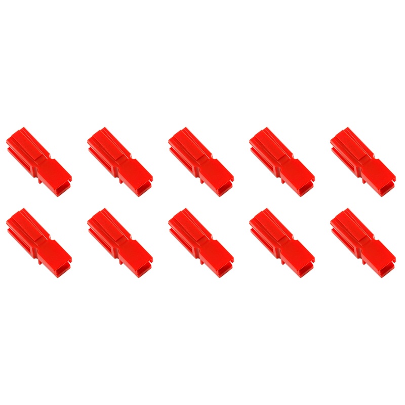 Philmore 49-010, RED DC-S (Standard) Power Connector Housings NO PINS ~ 10 Pack