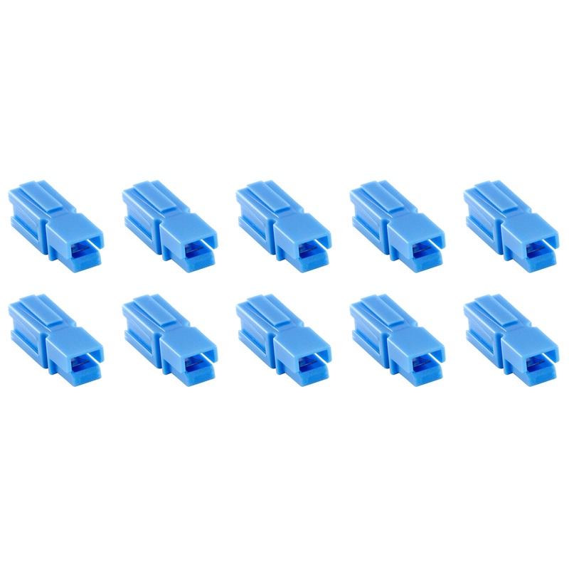 Philmore 49-014 BLUE DC-S (Standard) Power Connector Housings NO PINS ~ 10 Pack