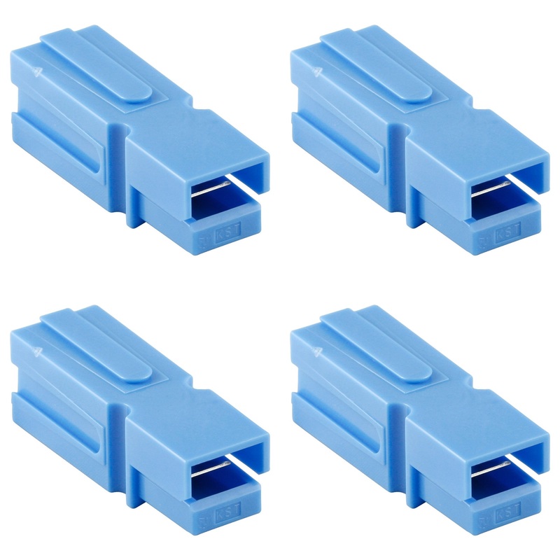 Philmore 49-020, BLUE DC-H (Hi-Amp) Power Connector Housings NO PINS ~ 4 Pack