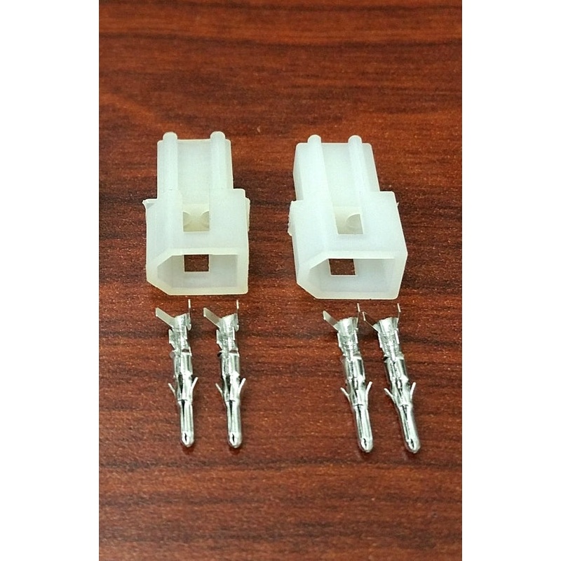 Philmore 61-102, 1 Pair of 2 Pin 0.062″ Male Molex Connectors w/4 Male Pins