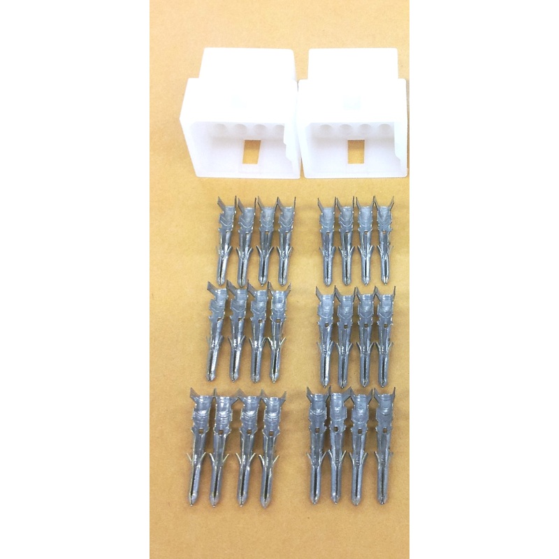 Philmore 61-112, 1 Pair of 12 Pin 0.062″ Male Molex Connectors w/24 Male Pins