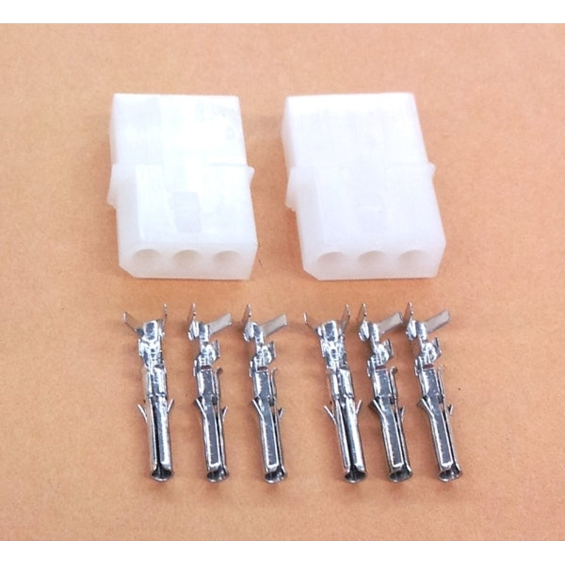 Philmore 61-143, 1 Pair of 3 Pin 0.062″ Female Molex Connectors w/6 Female Pins