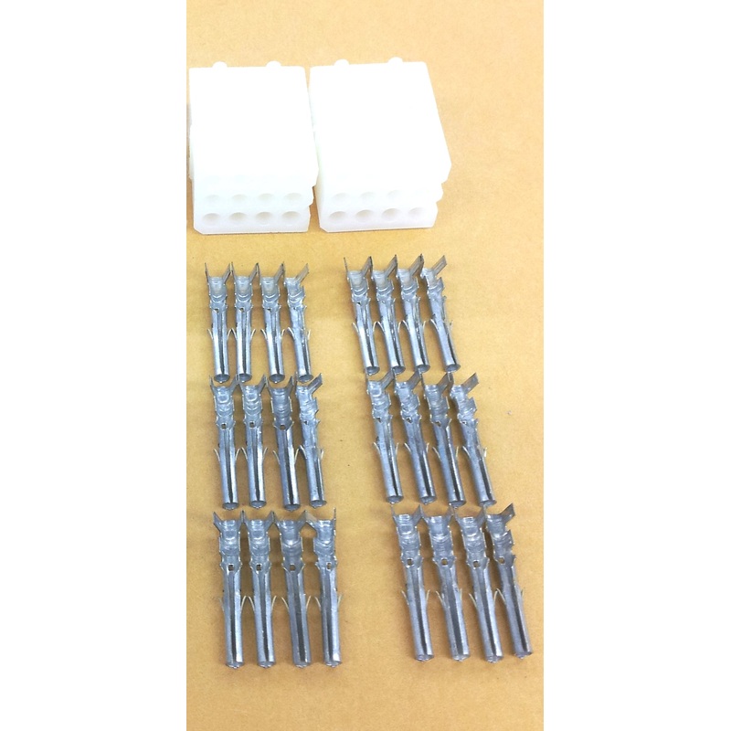 Philmore 61-152 1 Pair of 12 Pin 0.062″ Female Molex Connectors w/24 Female Pins