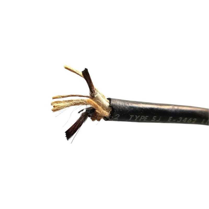 10′ Belden 8472, 2 Conductor 16 Gauge SJ Rubber Power Cable EPDM 300V ~ 2C 16AWG