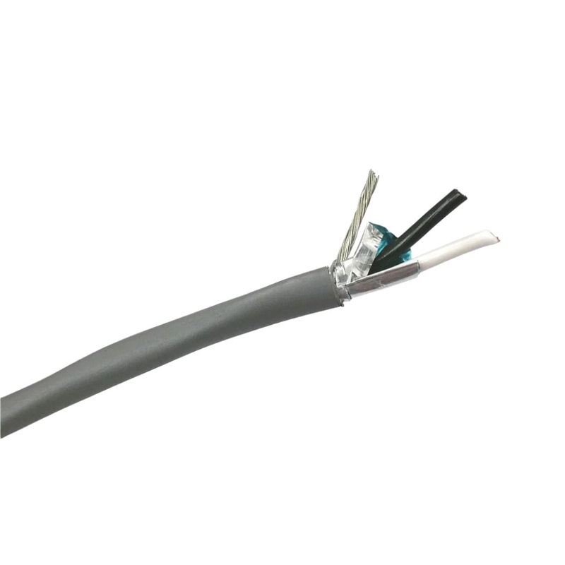 25′ Belden 5100FE 2 Conductor 14 Gauge Stranded, Shielded Riser Cable ~ 2C 14AWG