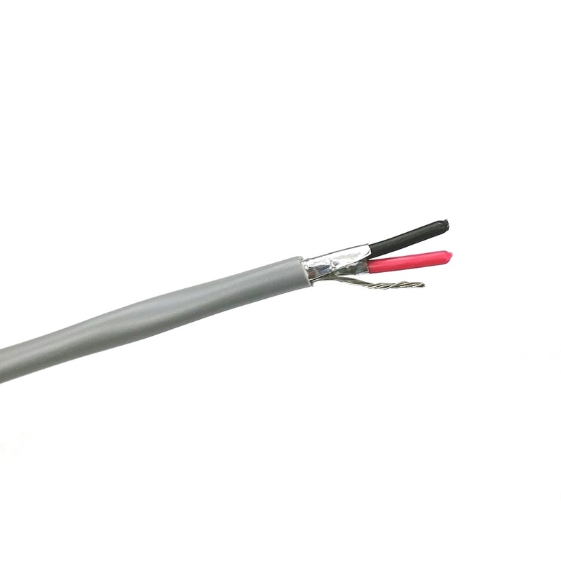 25FT Belden 5400FE 2 Conductor 20 Gauge Shielded CMR Riser Cable ~ 2C 20AWG