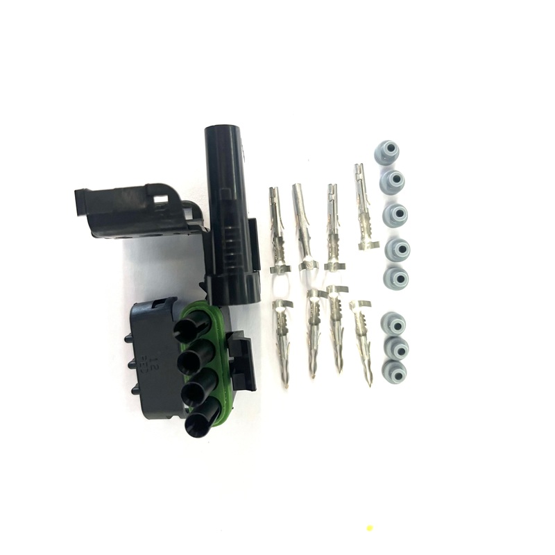 Aptiv WeatherPak WPK-4-1614, 16-14 AWG Four Conductor Set (M/F) w/Pins & Seals