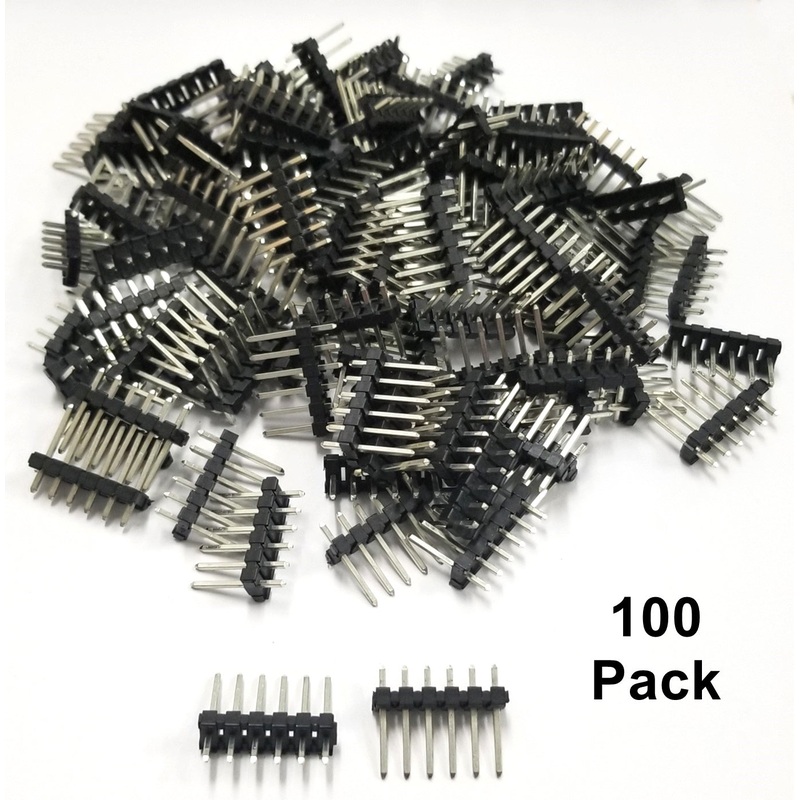 Lot of 100 Molex # 26-48-1061, 6 Position Vertical Headers 0.156″ (3.96mm)