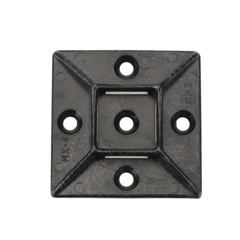 NSI FTH7A-B Adhesive Tie Mount Black 11 100