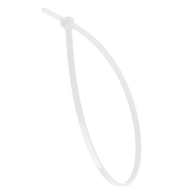 NSI GRP-1140 11, Natural General Purpose 40lb Cable Ties, 100 Pack