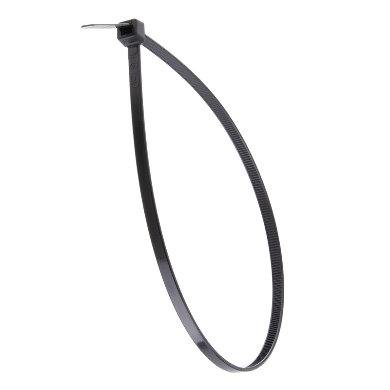 NSI GRP-14750 14, Black General Purpose 75lb Cable Ties, 100 Pack