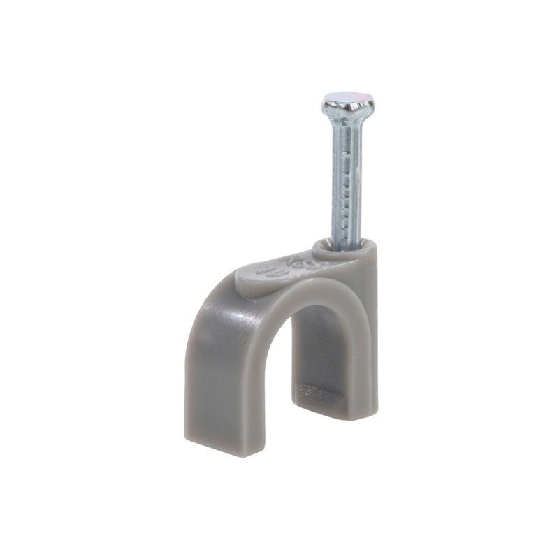 NSI PNC-391G  Poly Nail Clip Grey .391x.528 100