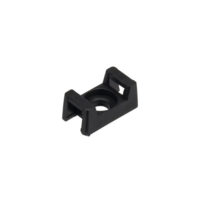 NSI SM-2-B Saddle Tie Mount Blk .130 hole 100