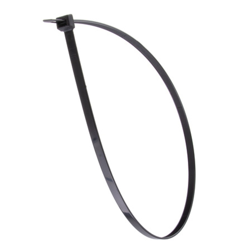 NSI GRP-301750 30, Black Super Heavy-Duty 175lb Cable Ties, 50 Pack