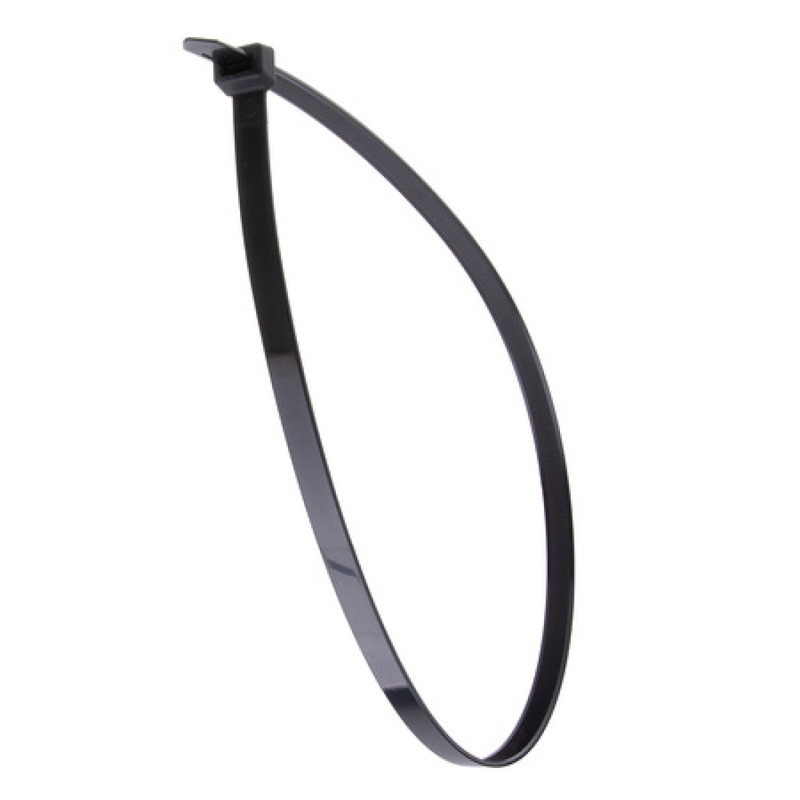 NSI GRP-342500 34, Black Super Heavy-Duty 250lb Cable Ties, 50 Pack