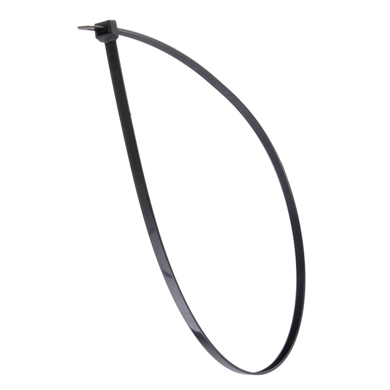 NSI GRP-361750 36, Black Super Heavy-Duty 175lb Cable Ties, 50 Pack
